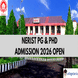 NERIST PG & PhD Admission 2026 Begins @nerist.ac.in; Apply by May 22